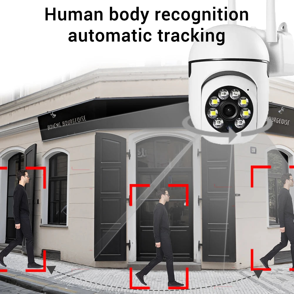 2.4G 8MP Cameras Wifi Video Surveillance IP Outdoor Security Protection Monitor 5.0X Zoom Home Wireless Track Alarm O-Kam Pro