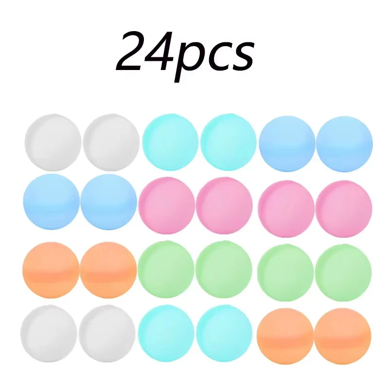Reusable Water Balloons Toys Quick Fill Sealing Water Bomb for Summer Games Children'S Adults Outdoor Activities Toy Gifts