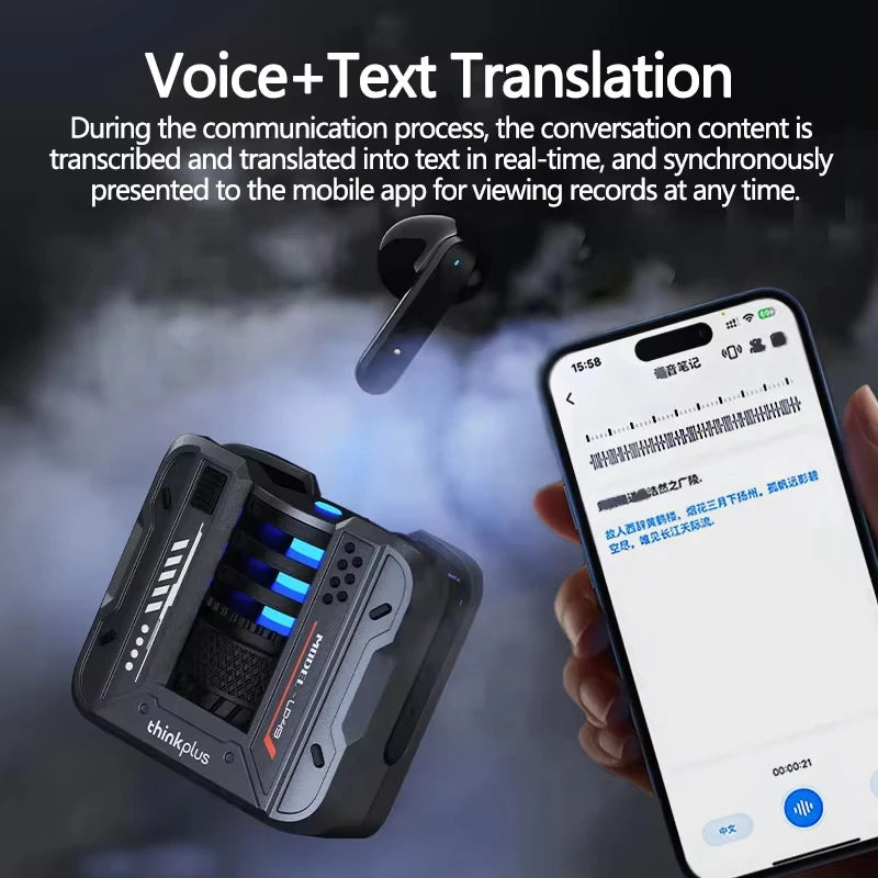 Choice LP49 AI TWS Bluetooth V5.4 Earphones Built-In Multiple Application Workout Headphones AI Meeting Assistant Earbuds