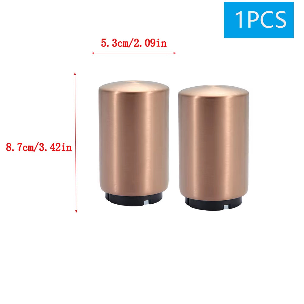 1/2Pcs Automatic Beer Bottle Opener Magnet Beer Opener Stainless Steel Push down Opener Wine Soda Cap Opener Kitchen Accessory