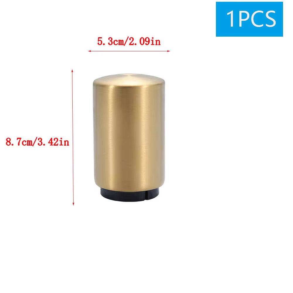 1/2Pcs Automatic Beer Bottle Opener Magnet Beer Opener Stainless Steel Push down Opener Wine Soda Cap Opener Kitchen Accessory