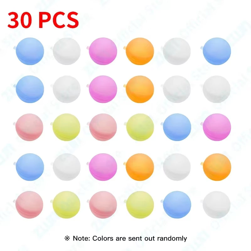 Reusable Water Balloons Toys Quick Fill Sealing Water Bomb for Summer Games Children'S Adults Outdoor Activities Toy Gifts