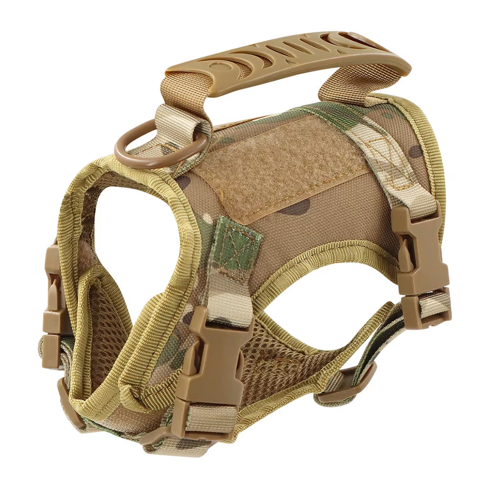 Tactical Cat Harness Puppy Adjustable Kitten Vest for Military Small Dogs Harnesses Working Training Cat Accessories