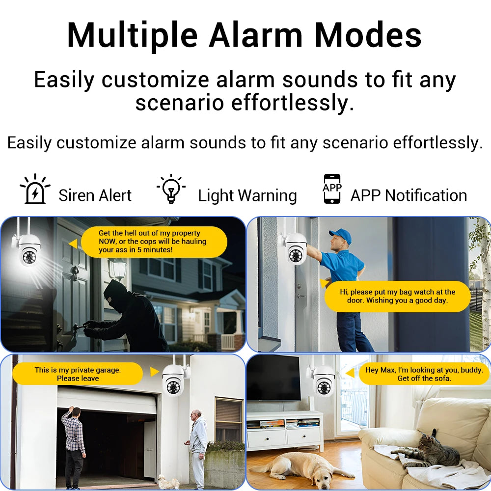2.4G 8MP Cameras Wifi Video Surveillance IP Outdoor Security Protection Monitor 5.0X Zoom Home Wireless Track Alarm O-Kam Pro