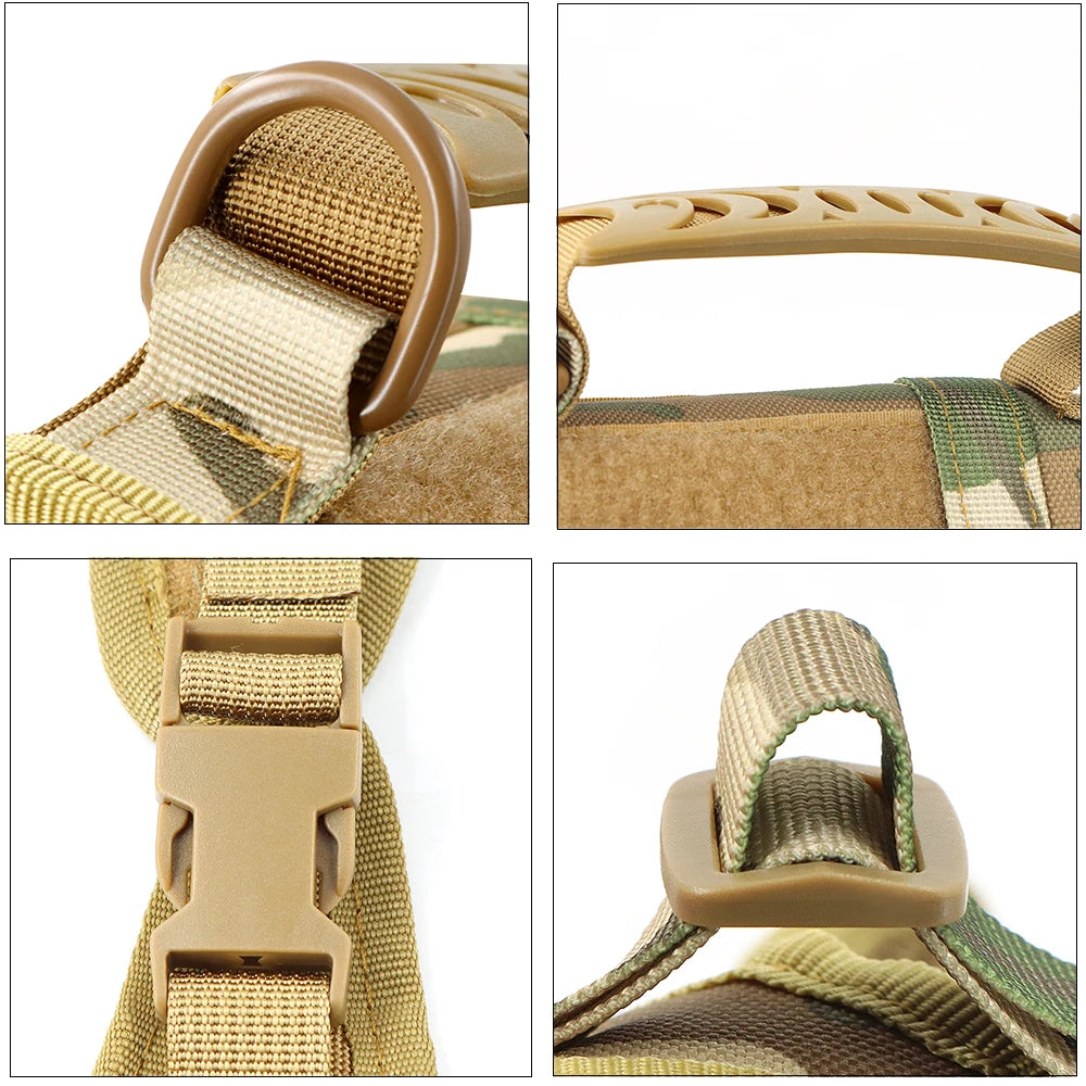 Tactical Cat Harness Puppy Adjustable Kitten Vest for Military Small Dogs Harnesses Working Training Cat Accessories