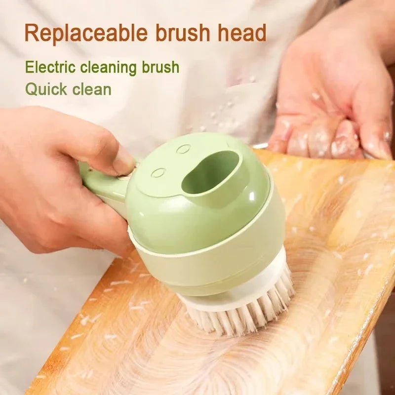 4 in 1 Handheld Electric Vegetable Cutter USB Wireless Chop Garlic Mash Minced Slice Onion Cutting Cooking Gadgets 자동야채슬라이서