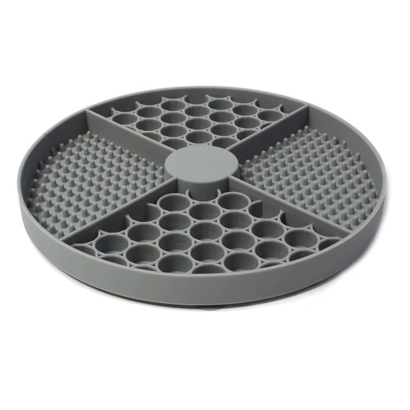 Pet Supplies Silicone Licking Mat Cat Slow Feeder with Suction Cup Slow Feeding Pad Dog Licking Pad Anxiety-Relieving Utensils