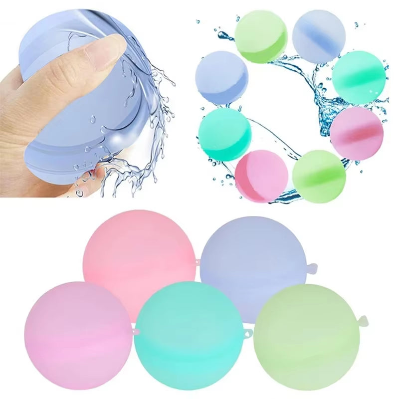 Reusable Water Balloons Toys Quick Fill Sealing Water Bomb for Summer Games Children'S Adults Outdoor Activities Toy Gifts