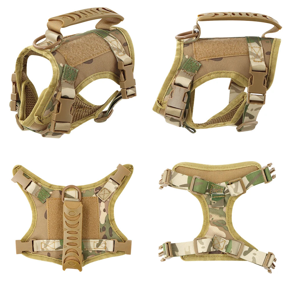 Tactical Cat Harness Puppy Adjustable Kitten Vest for Military Small Dogs Harnesses Working Training Cat Accessories