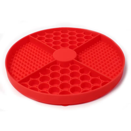 Pet Supplies Silicone Licking Mat Cat Slow Feeder with Suction Cup Slow Feeding Pad Dog Licking Pad Anxiety-Relieving Utensils