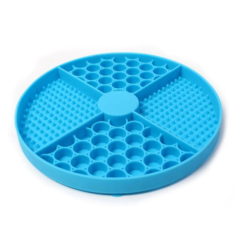 Pet Supplies Silicone Licking Mat Cat Slow Feeder with Suction Cup Slow Feeding Pad Dog Licking Pad Anxiety-Relieving Utensils