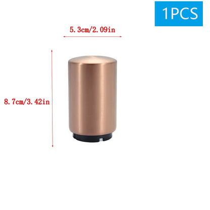 1/2Pcs Automatic Beer Bottle Opener Magnet Beer Opener Stainless Steel Push down Opener Wine Soda Cap Opener Kitchen Accessory